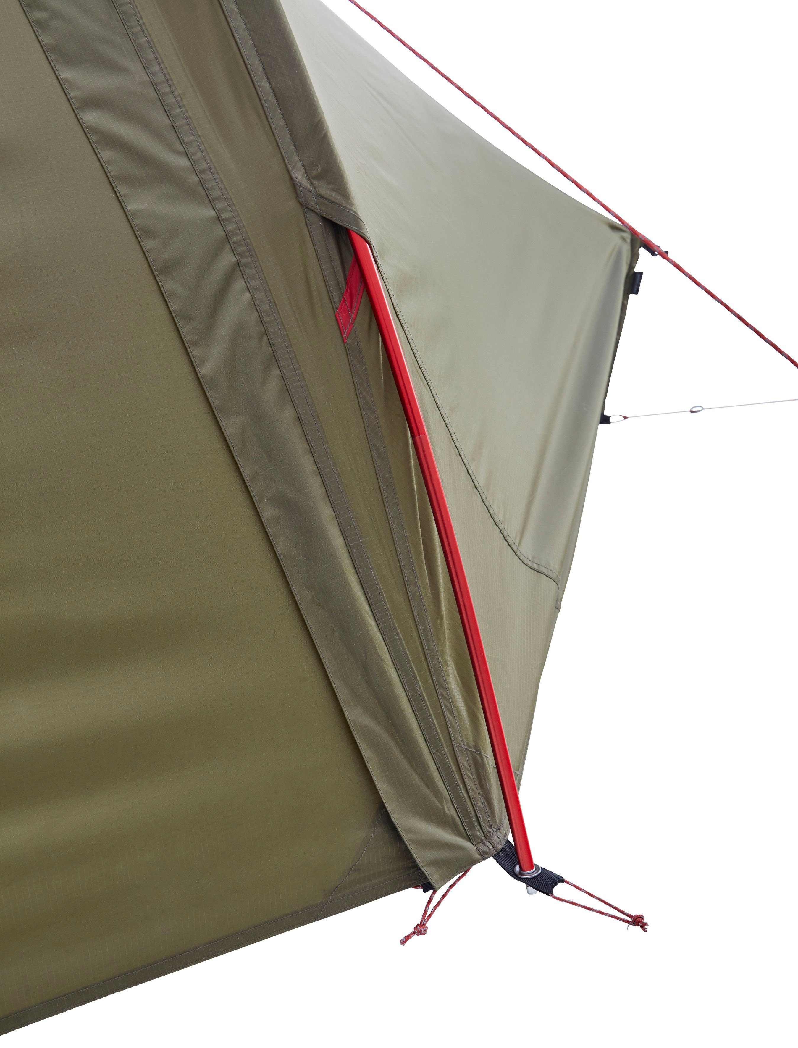 Nordisk Tunnelzelt Telemark 2.2 PU Tent Dark Olive, Personen: 2 (Packung, 1 tlg)