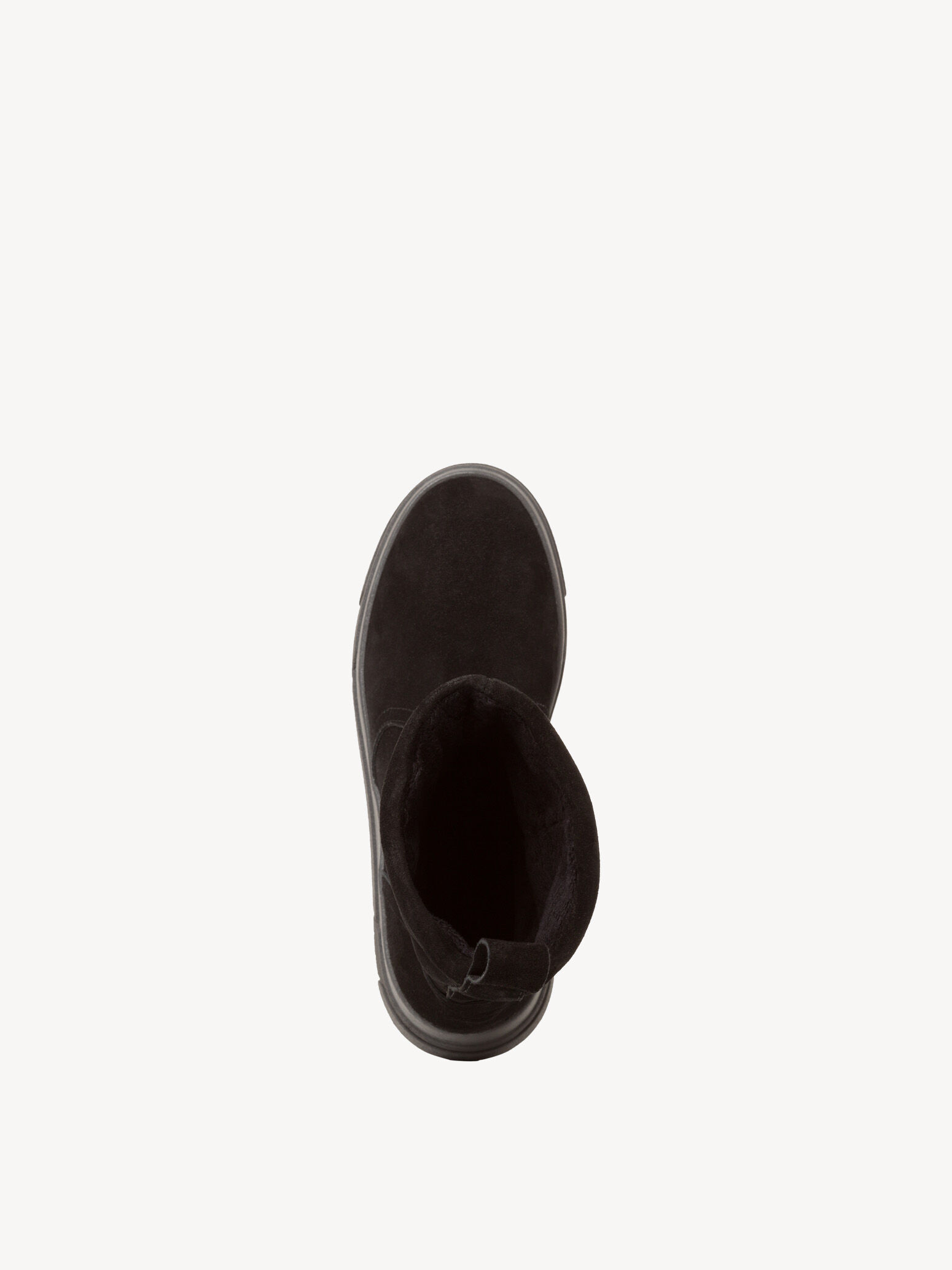 Bottine en cuir - noir