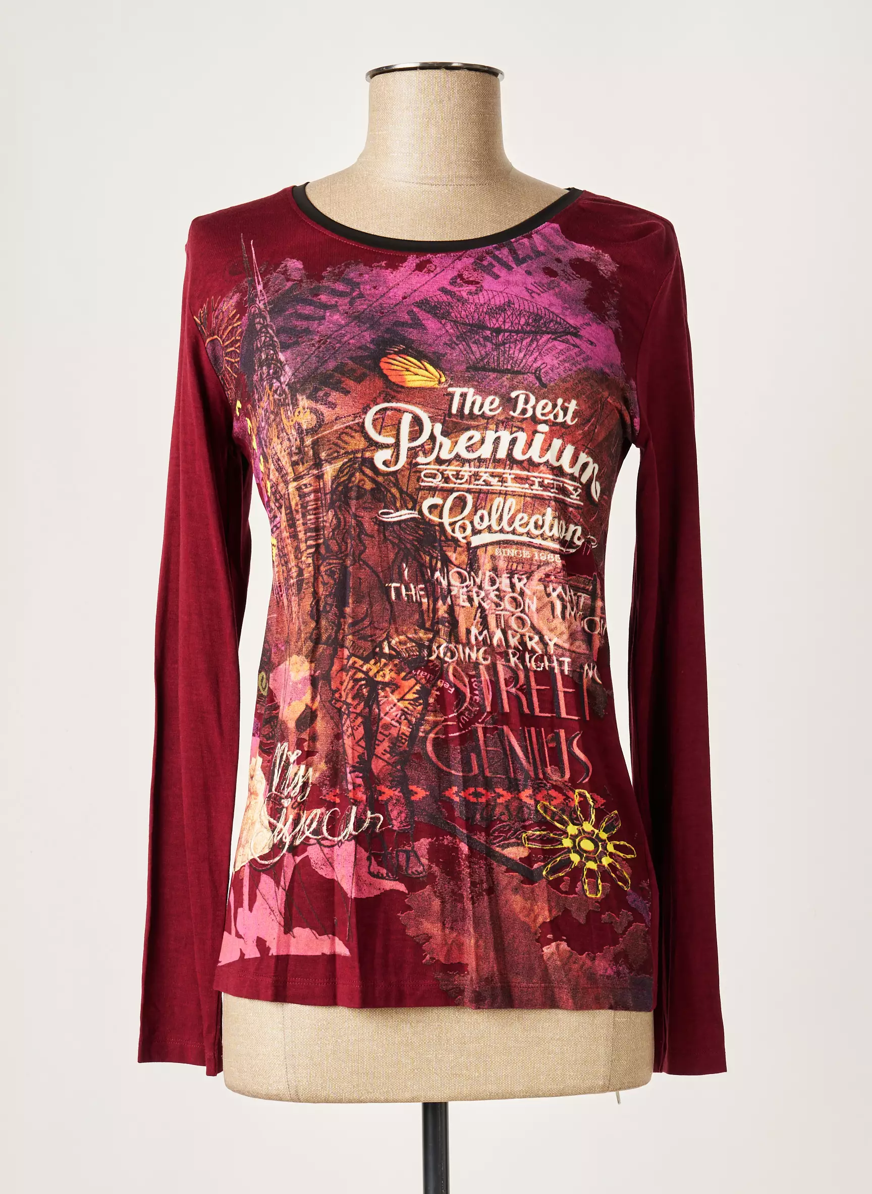 Sidecar Tshirts Femme couleur rouge