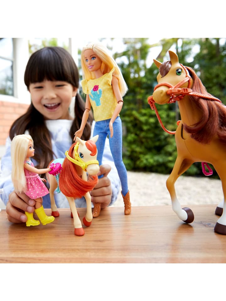 Barbie Barbie Reitspaß | Mattel | Spiel-Set mit Puppen, Pferd und Pony günstig kaufen onesize
