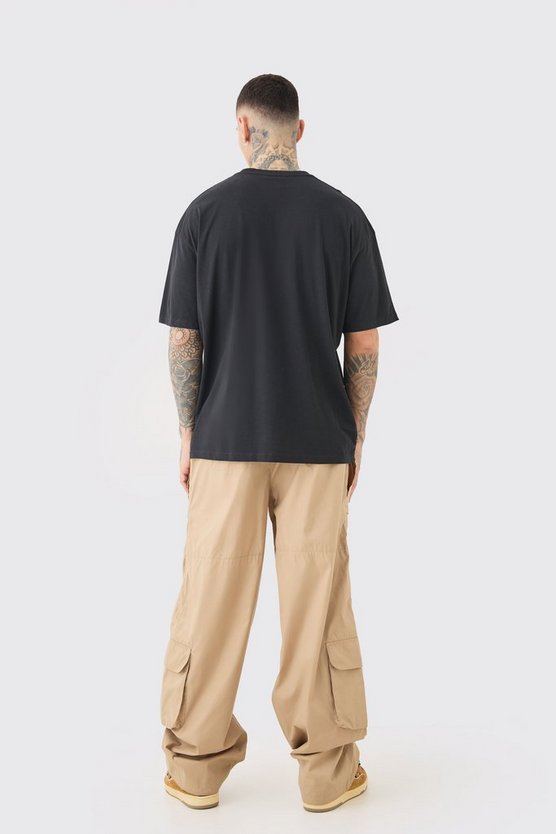 Tall Oversize T-Shirt mit Nirvana-Print