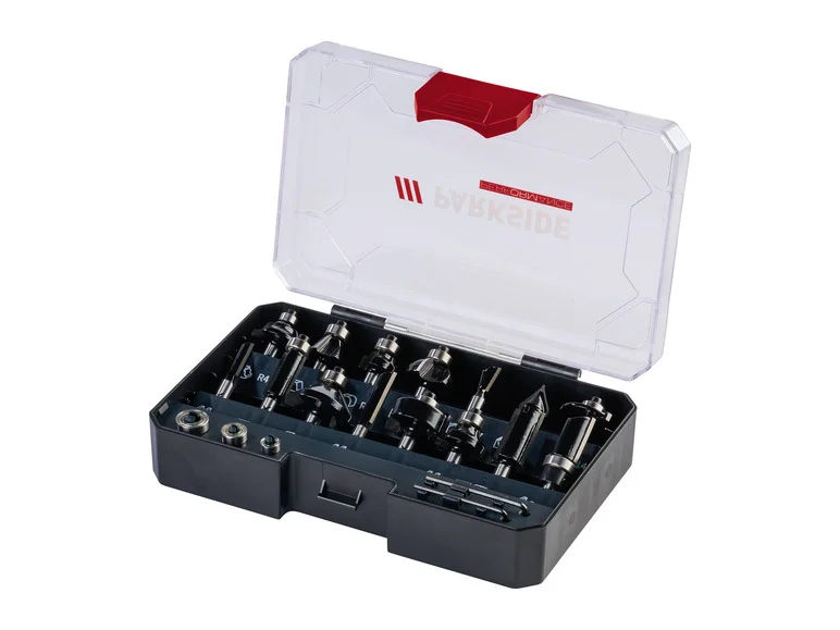 Conjunto de 15 peças PARKSIDE PERFORMANCE® Fraisage PPFB 15 A1