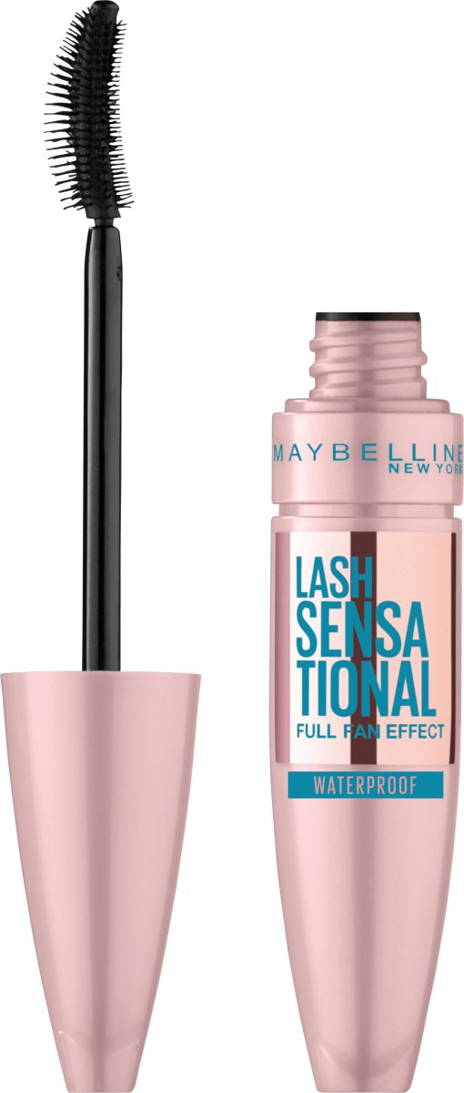 Mascara Lash Sensational Voller-Wimpern-Fächer Waterproof Very Black, 9,5 ml