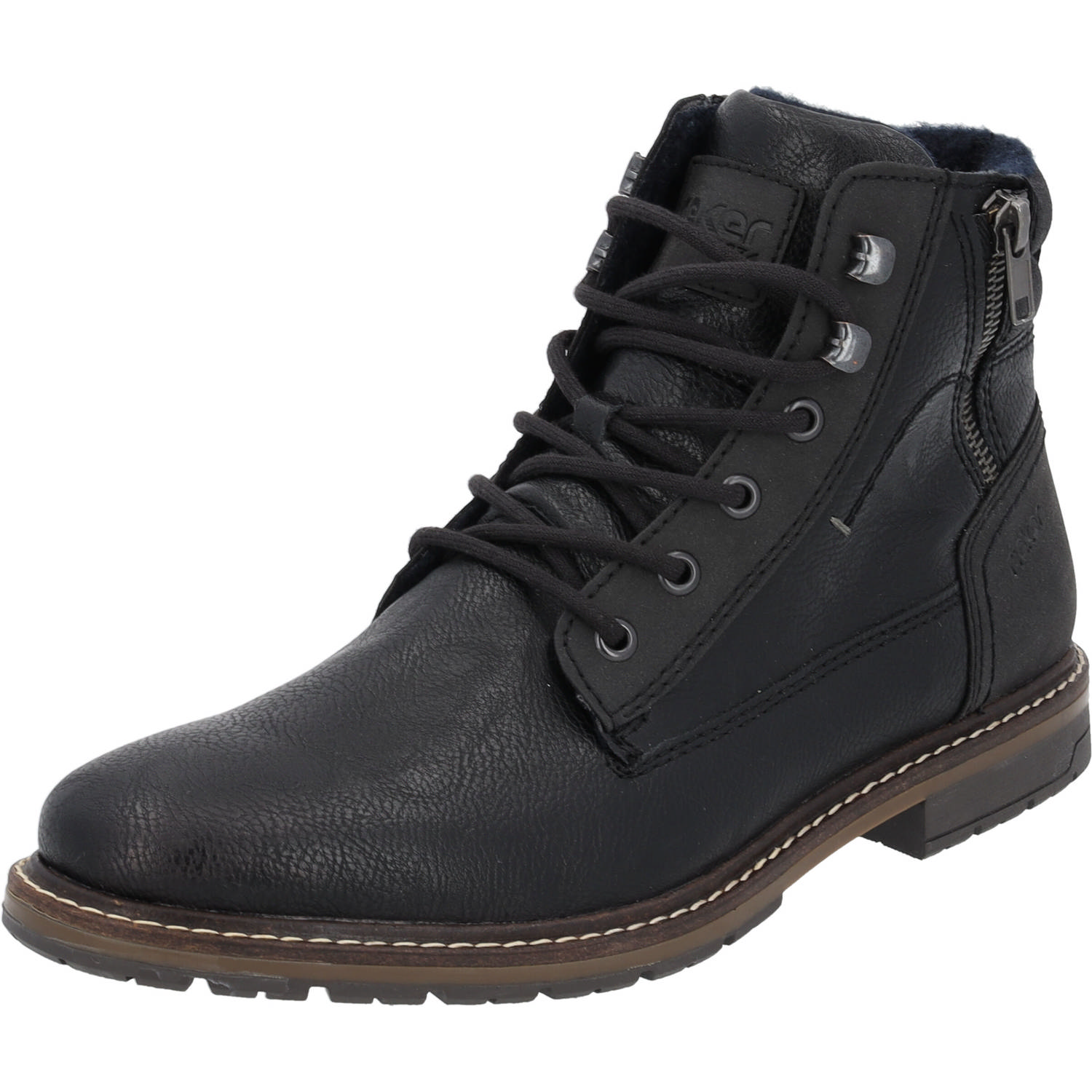 Rieker 13742, Stiefel, Herren, schwarz/schwarz/schwarz