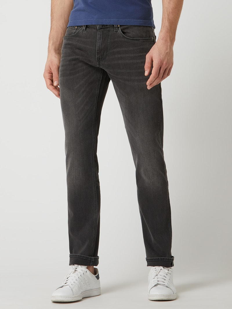 Slim Fit Jeans mit Stretch-Anteil Modell 'Stephen' in mittelgrau