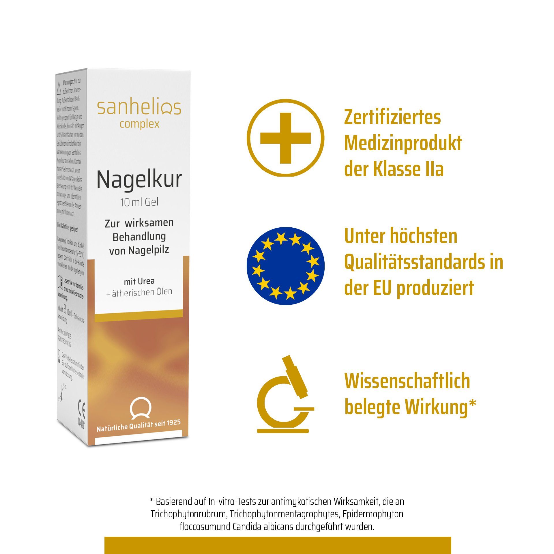 Sanhelios Nagelpflegeserum Nagelkur 10 ml, Zur wirksamen Behandlung von Nagelpilz, belegte Wirksamkeit*