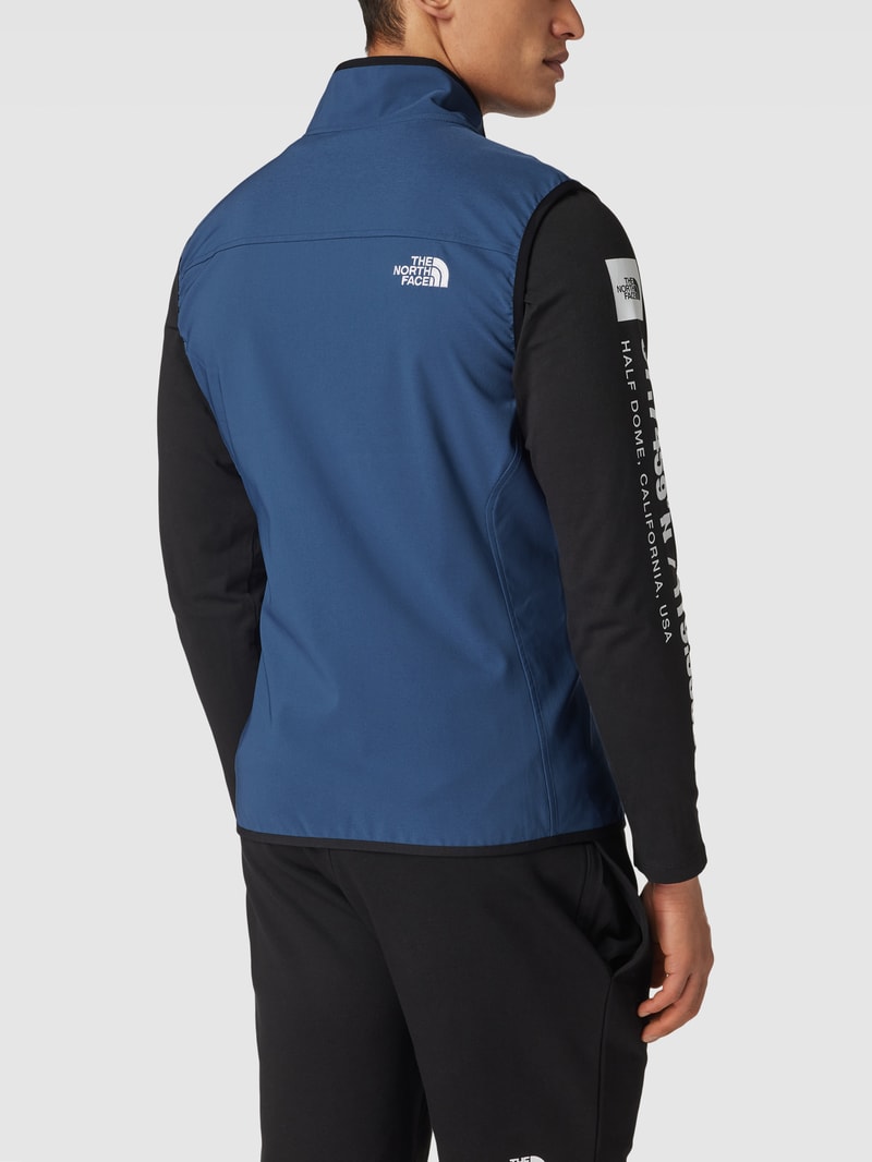Weste mit Label-Stitching Modell 'NIMBLE' in marineblau