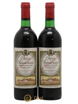 Château Rauzan-Gassies 2ème Grand Cru Classé  1975 - Lot de 2 Bouteilles