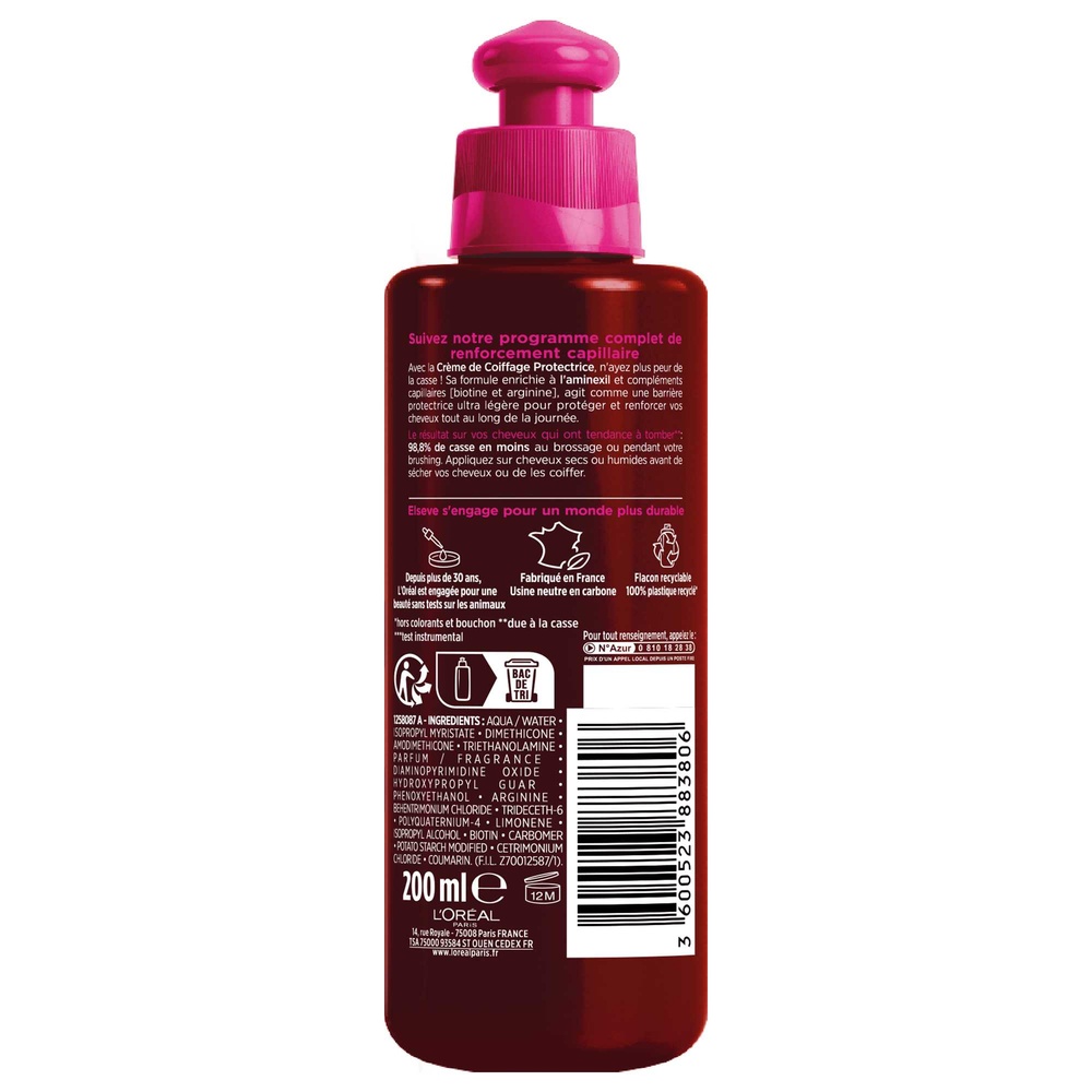 L'Oréal Paris Full Resist Crème de coiffage protectrice enrichie en compléments capillaires