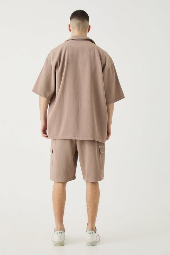 Tall Cargo-Shorts mit elastischem Bund