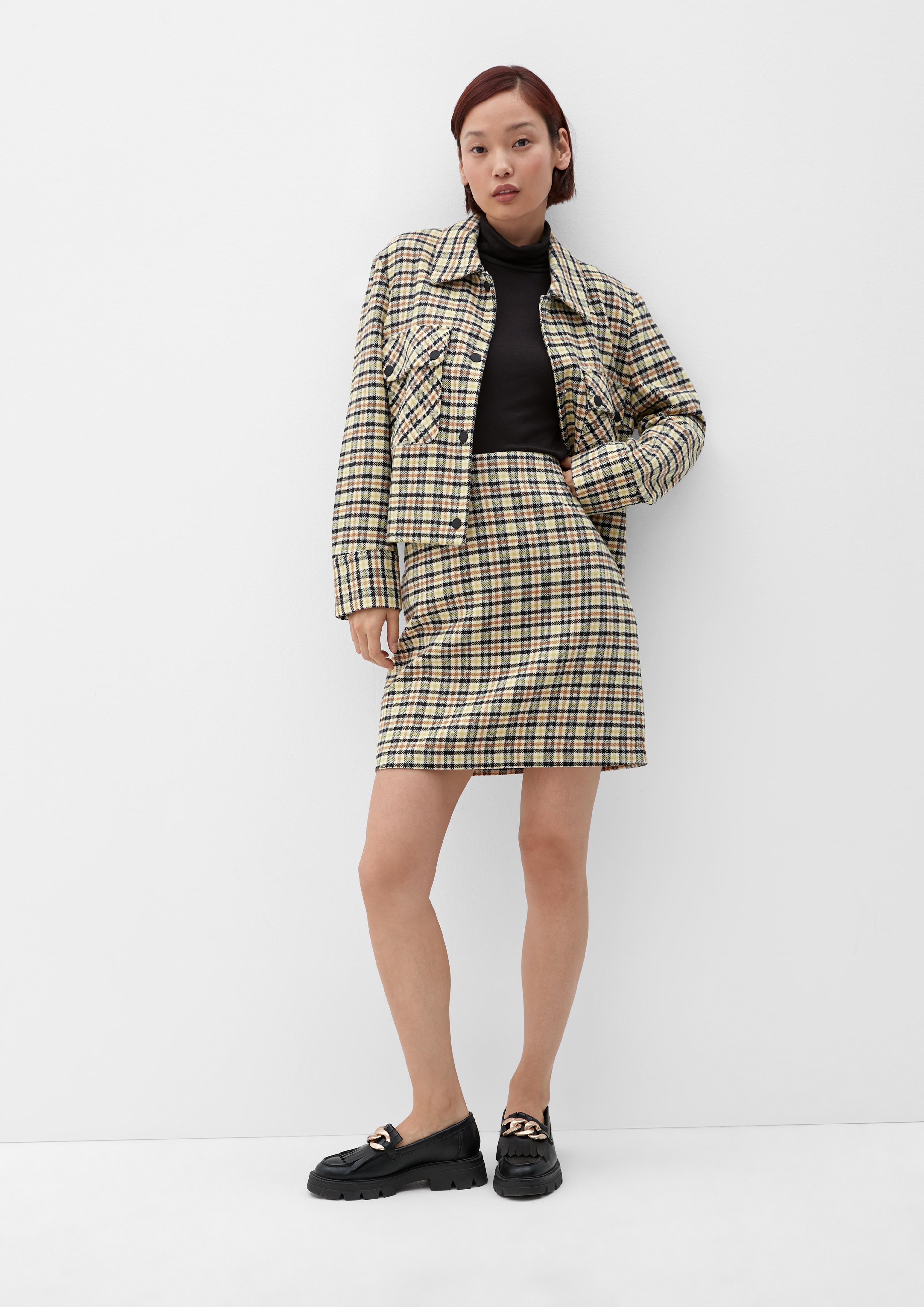 Jacke mit Karomuster  2121592-81N6
