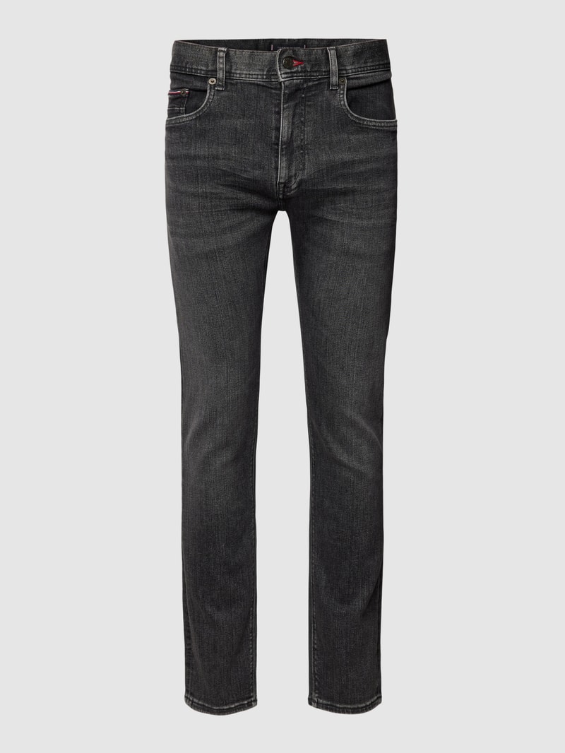 Slim Fit Jeans im 5-Pocket-Design Modell 'BLEECKER' in dunkelgrau