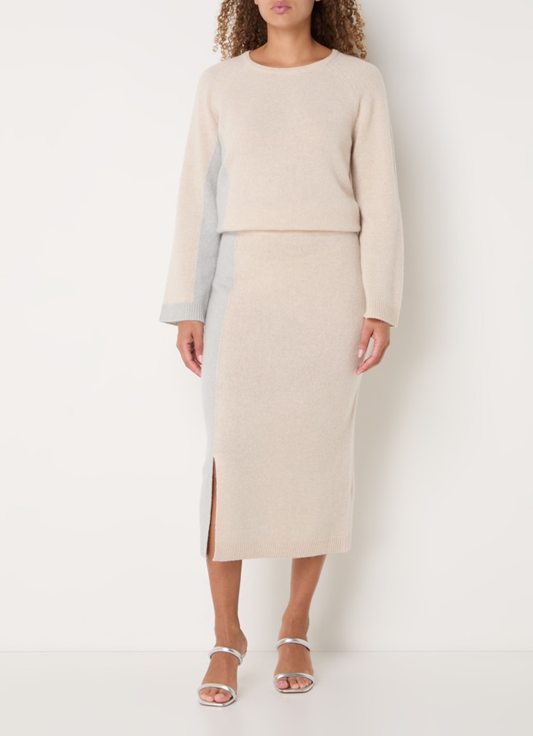 Xandres Agresti fine-knit sweater in wool blend