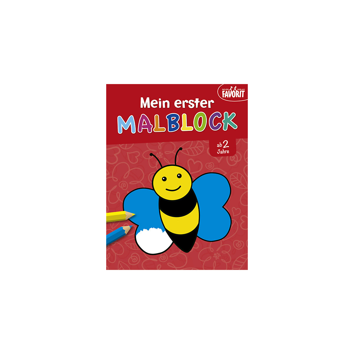 Mein erster Malblock - rot