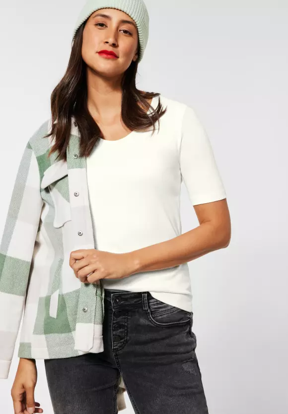 Street One T-Shirt in Unifarbe