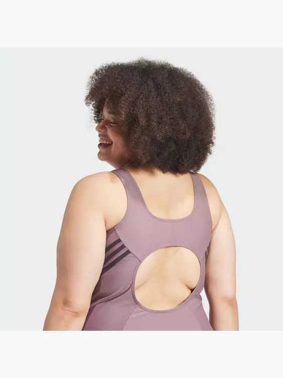 adidas 3-Streifen Badeanzug – Große Größen