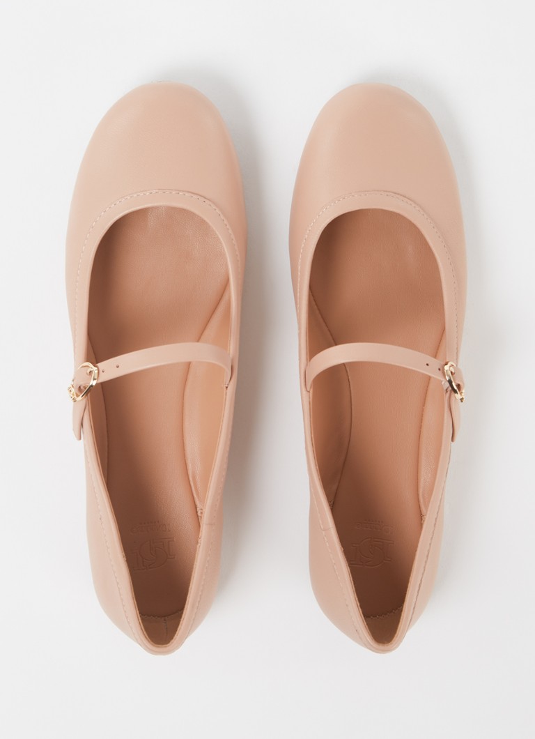 Dune London Heida nahkaiset ballerinat