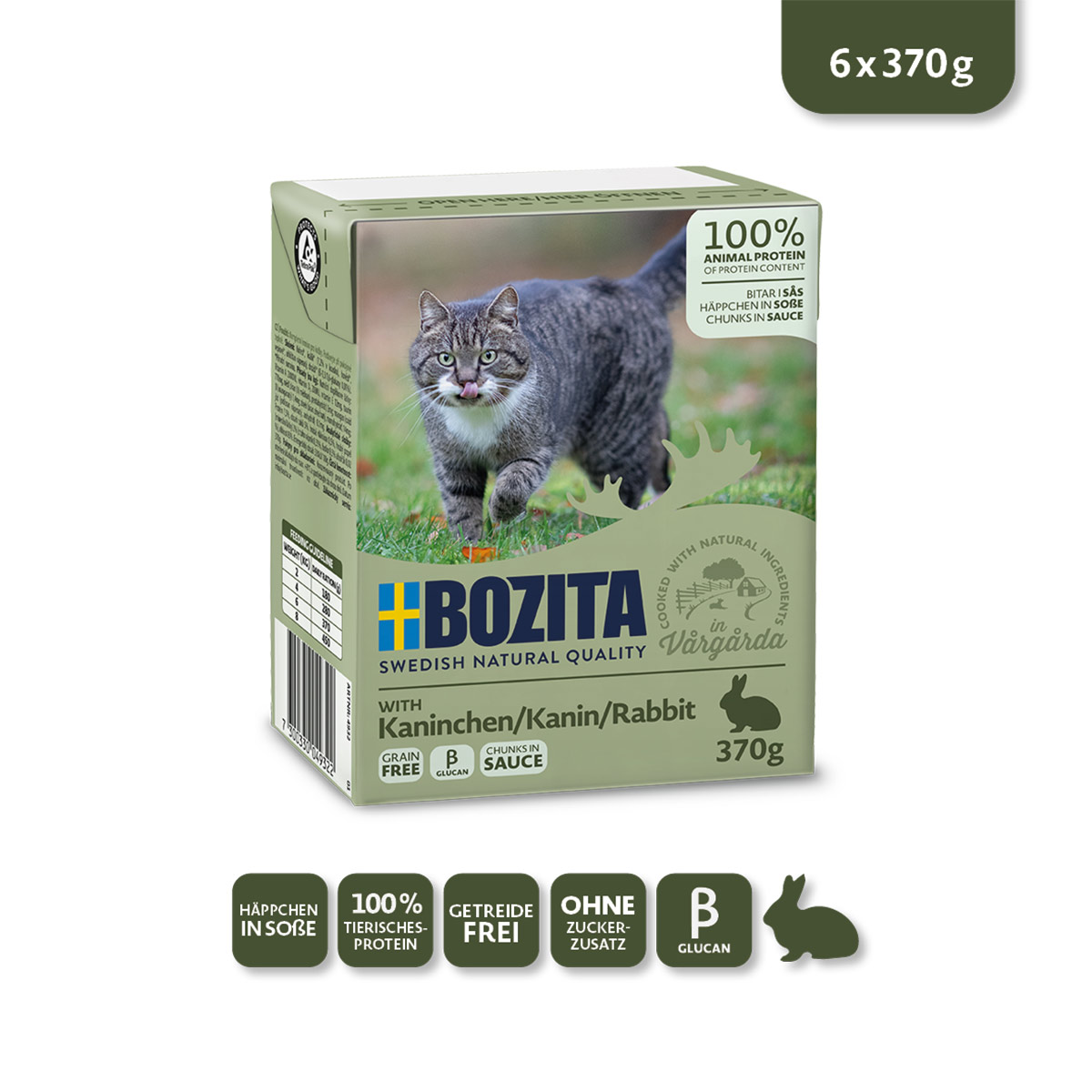 Bozita Tetra Häppchen in Soße mit Kaninchen kaufen bei ZooRoyal