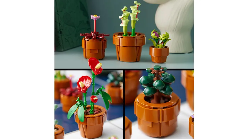 LEGO Icons Botanical Collection 10329 Mini Pflanzen und Blumen Set