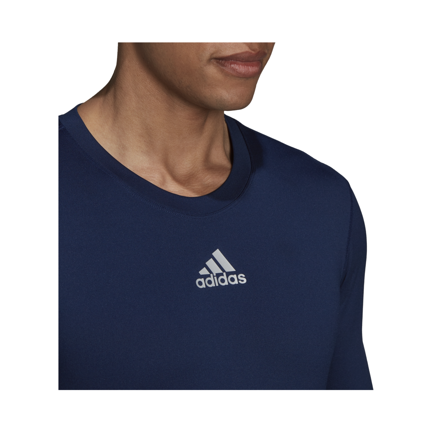 adidas TechFit Warm Longsleeve Dunkelblau