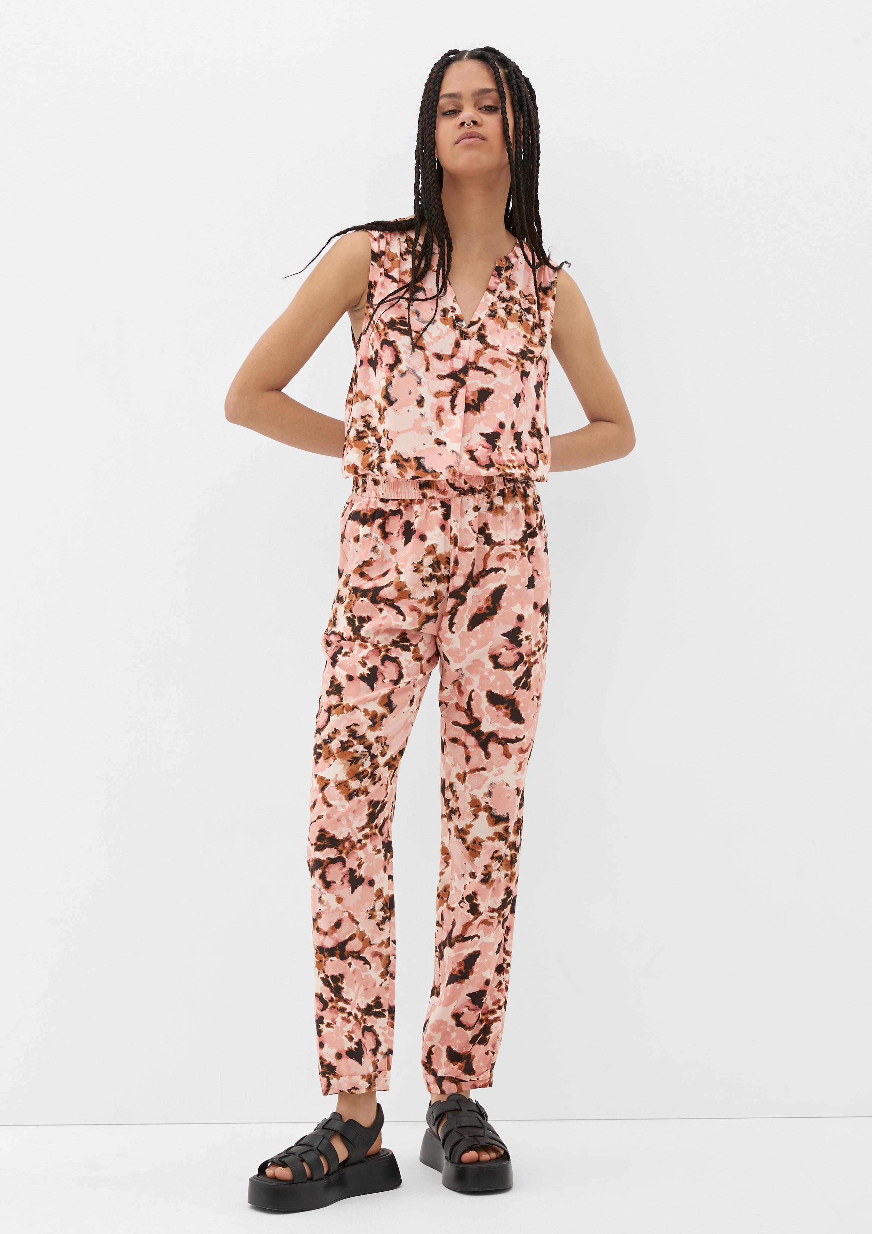 Loose: Hose mit Allover-Print  2131199-20A3