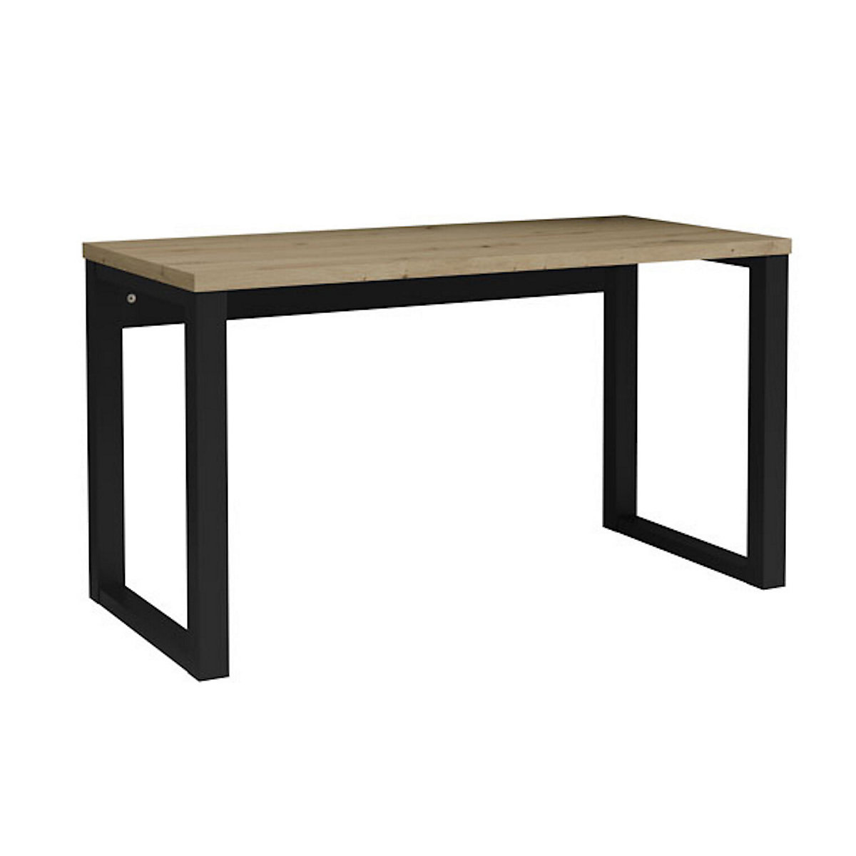Schreibtisch Bürotisch Maro 135x65x75cm schwarz Artisan Eiche