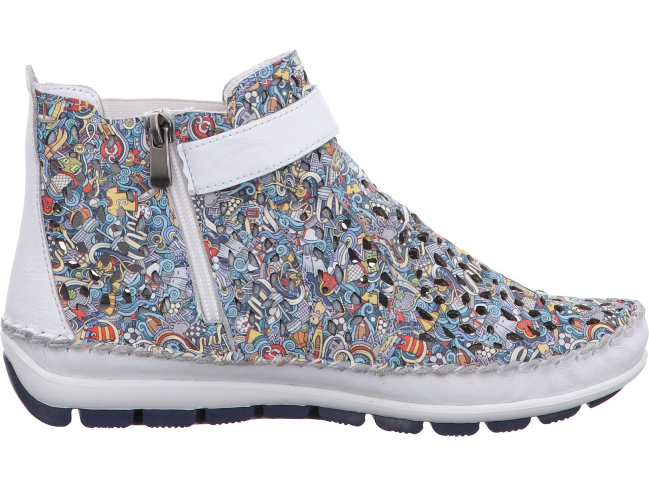 GEMINI Stiefeletten weiss