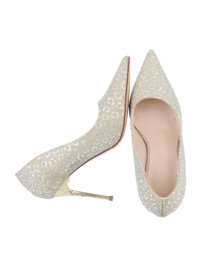 Ital-Design Pump in Gold günstig kaufen