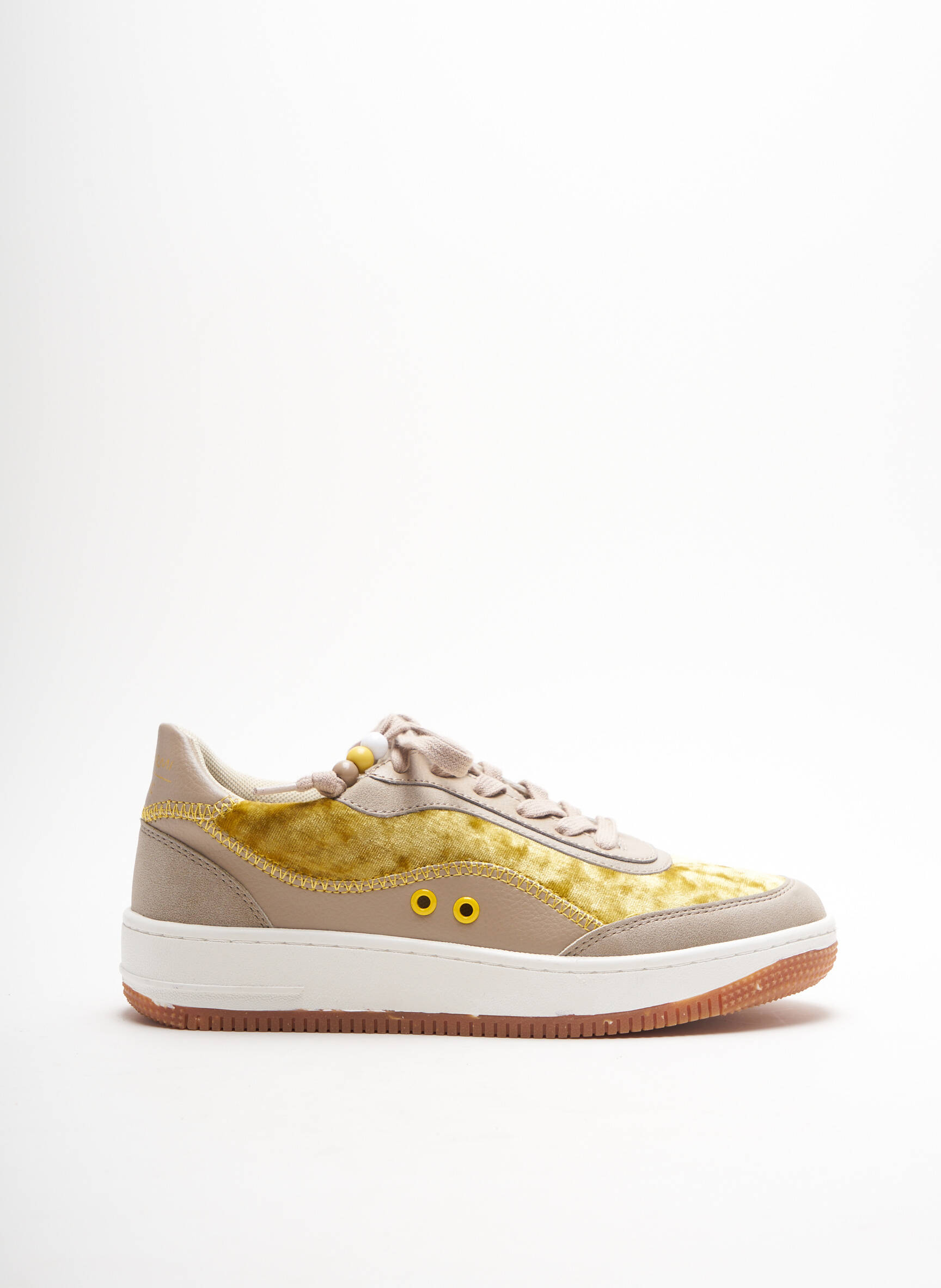 Maliparmi Baskets Femme couleur jaune