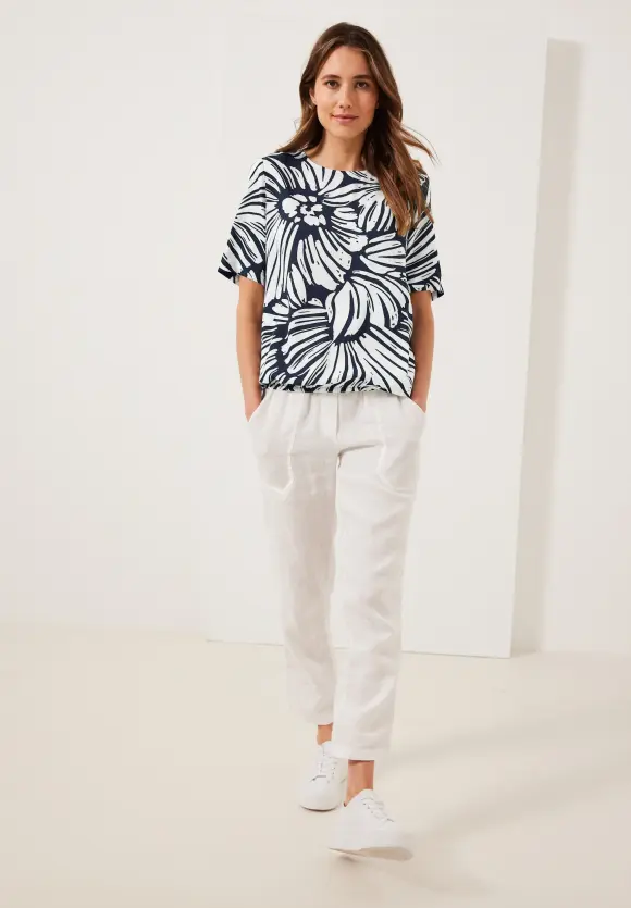 CECIL Viskose Blumenprint Bluse