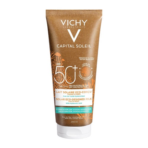 Vichy Capital Soleil öko-tervezésű naptej SPF 50+ 200 ml