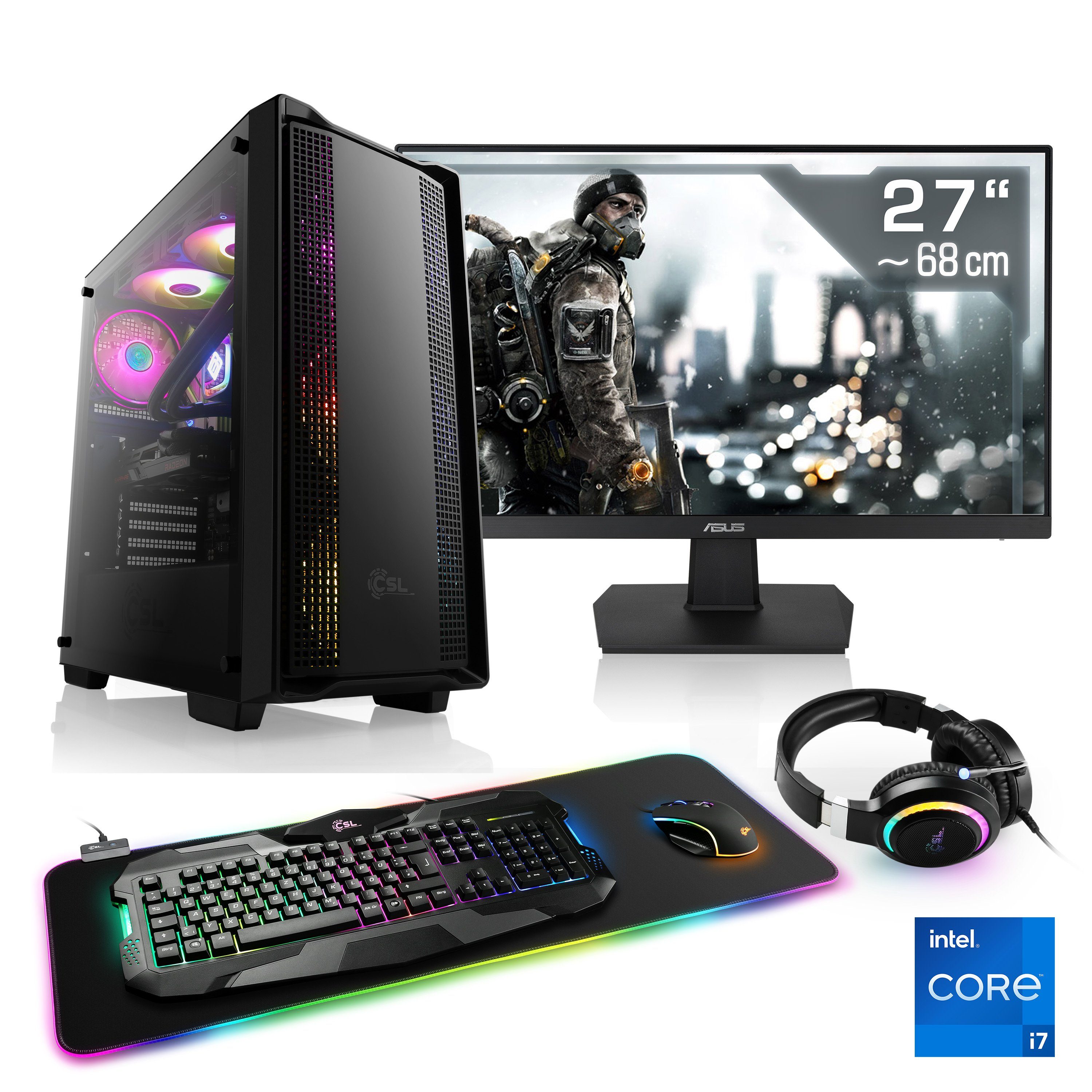 CSL HydroX V27345 Gaming-PC-Komplettsystem (27