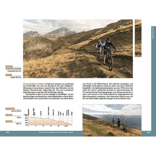 RAUS UND MOUNTAINBIKEN WALLIS