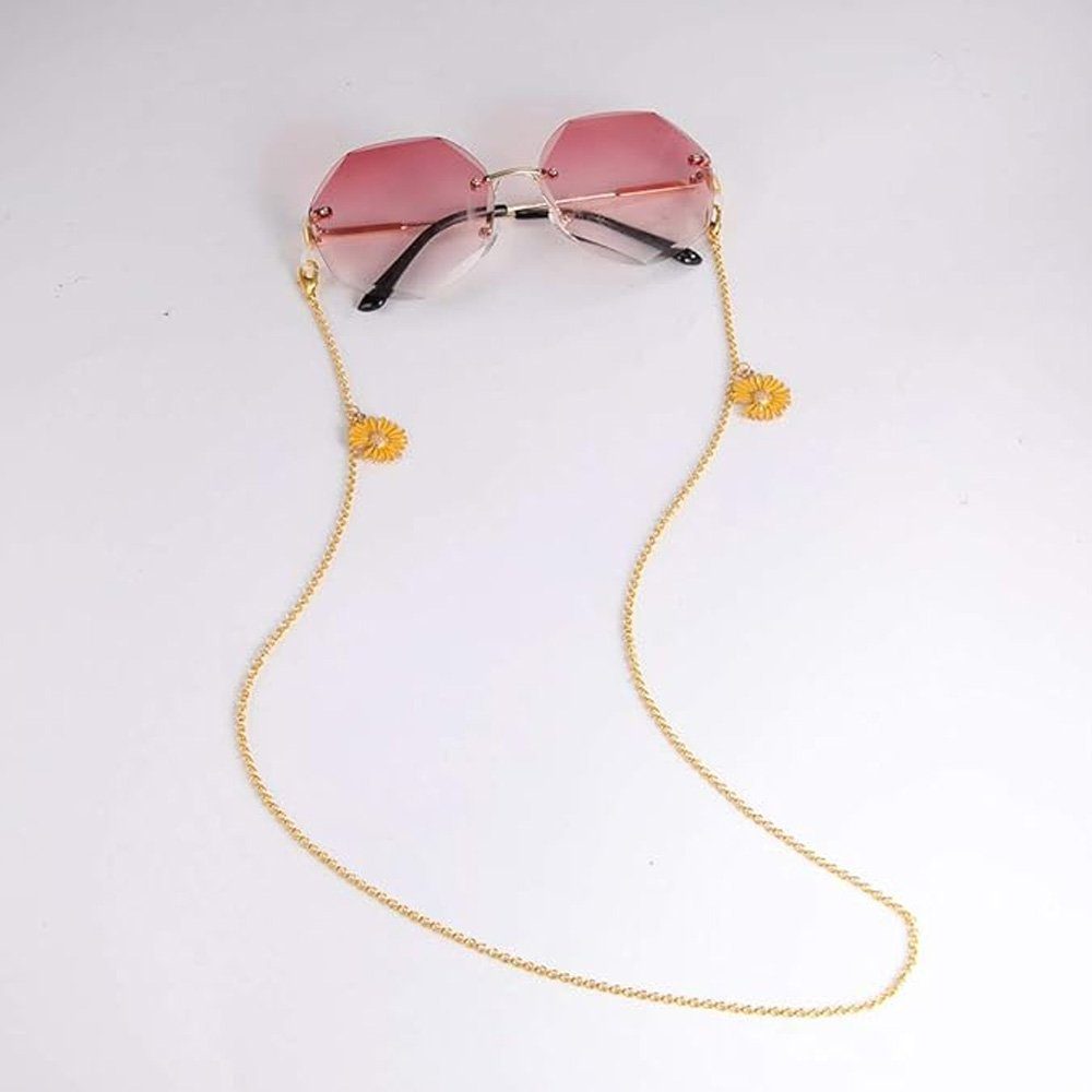 Tian Dee Brillenkette Sonnenblumen-Anhänger, Brillenkette, Maske, Lanyards, Brillenbänder