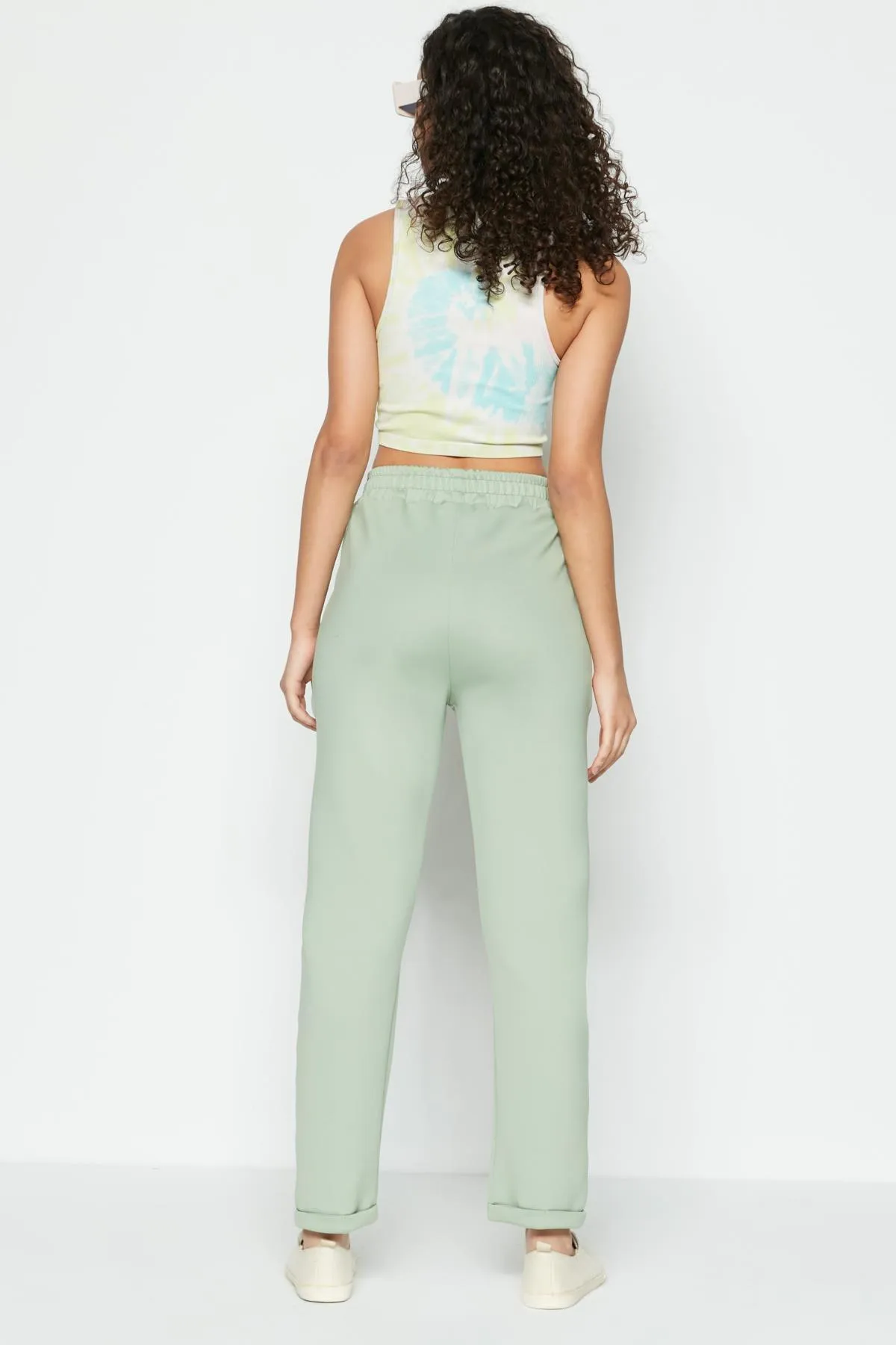 C&City  Double Leg Jogginghose 807 Pistaziengrün