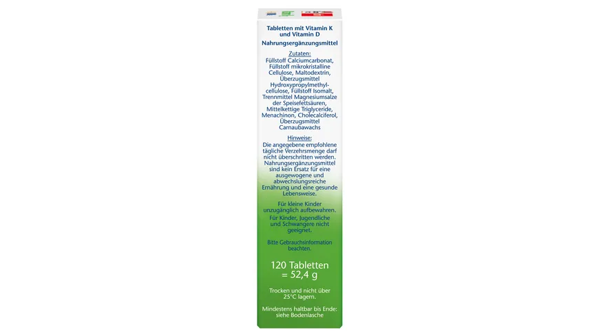 Doppelherz Vitamin K2 + D3 1000 I.E.