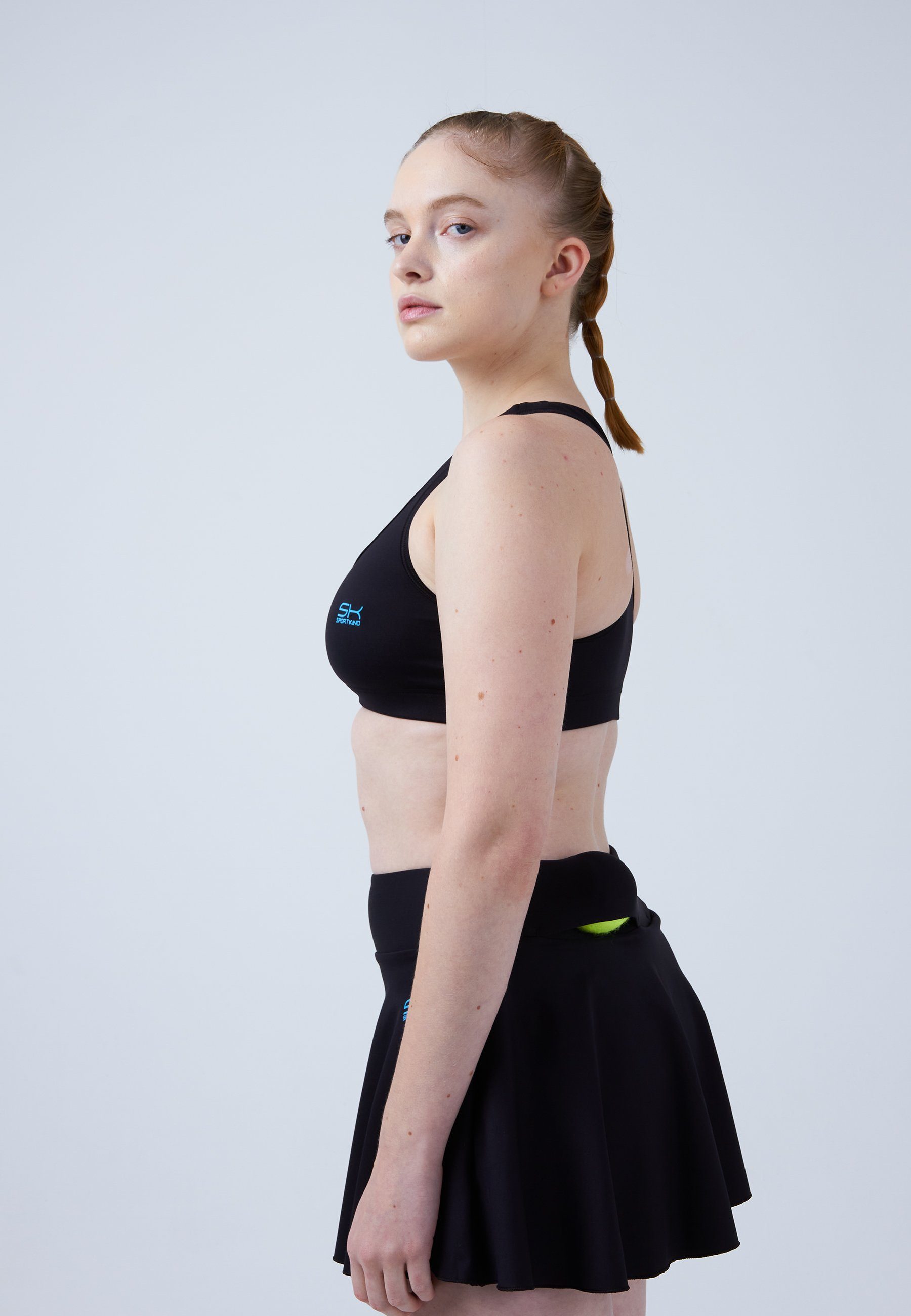 SPORTKIND Tennisrock Advantage Tennis Skort Mädchen & Damen schwarz
