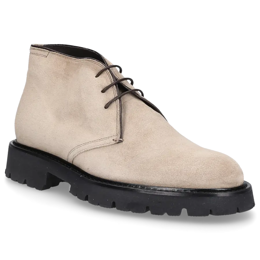 EN AVANT - Stiefeletten 470-02 Veloursleder - beige