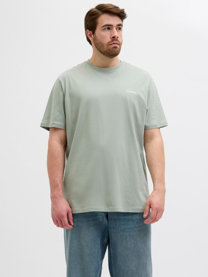 JACK & JONES PLUS T-shirt in Iceberg Green günstig kaufen