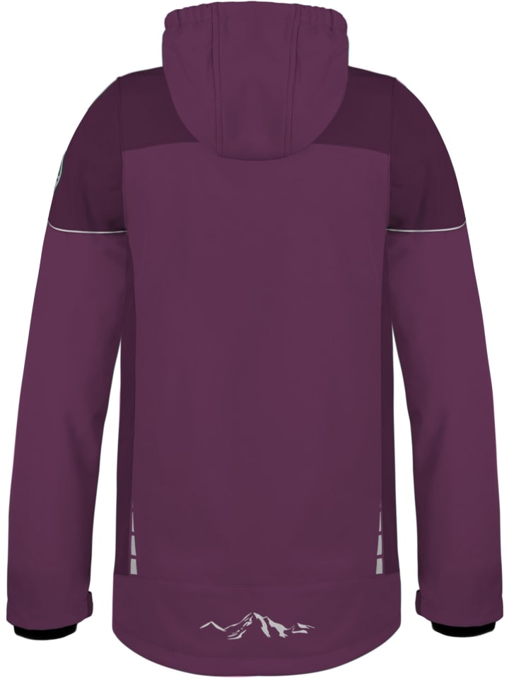 Normani Outdoor Sports Kinder Softshelljacke Galway in Lila/Violett/Grün günstig kaufen