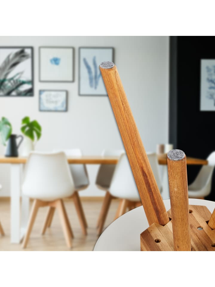 relaxdays 272 x Filzgleiter in Grau günstig kaufen onesize