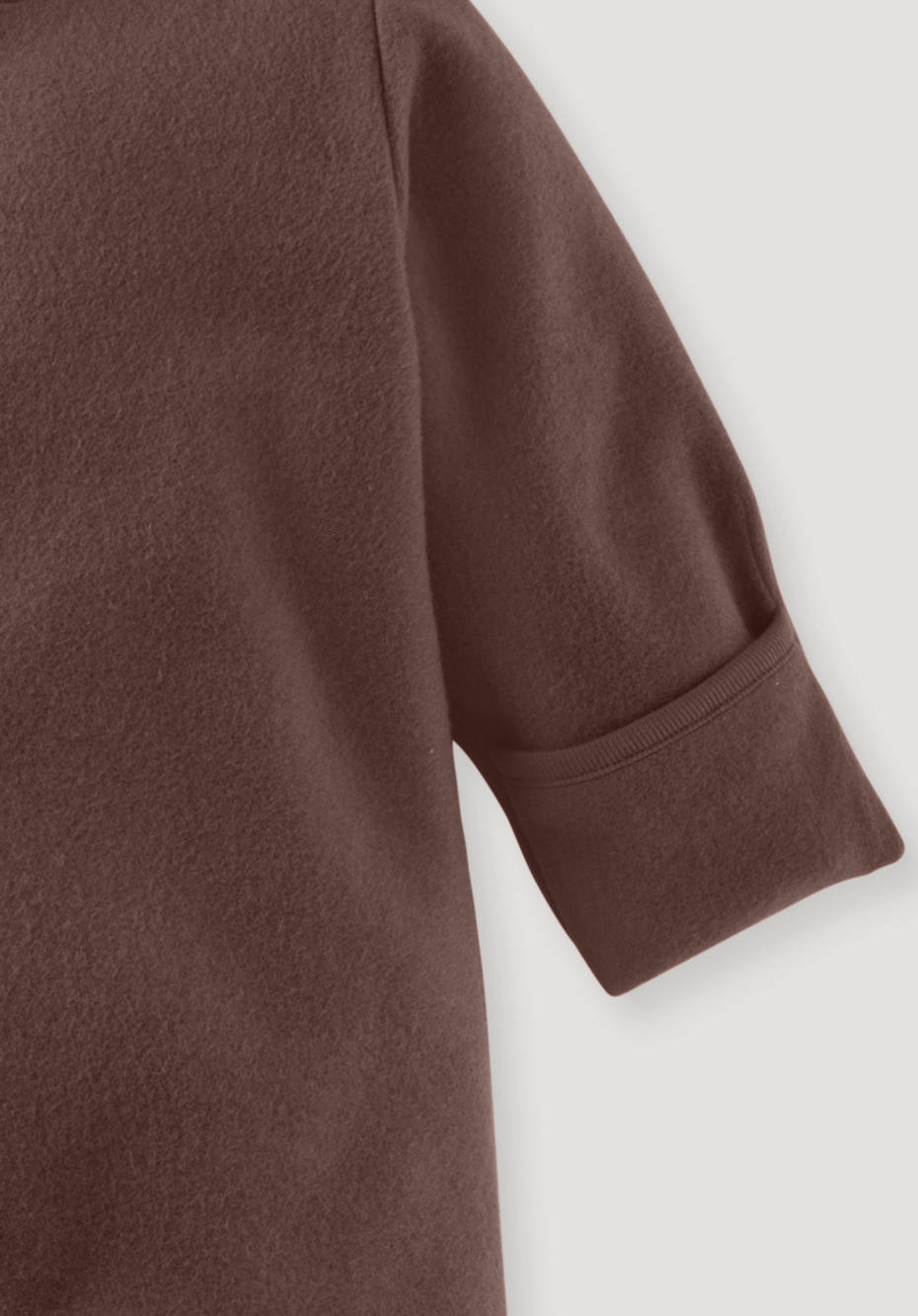 Softfleece-Overall aus reiner Bio-Baumwolle