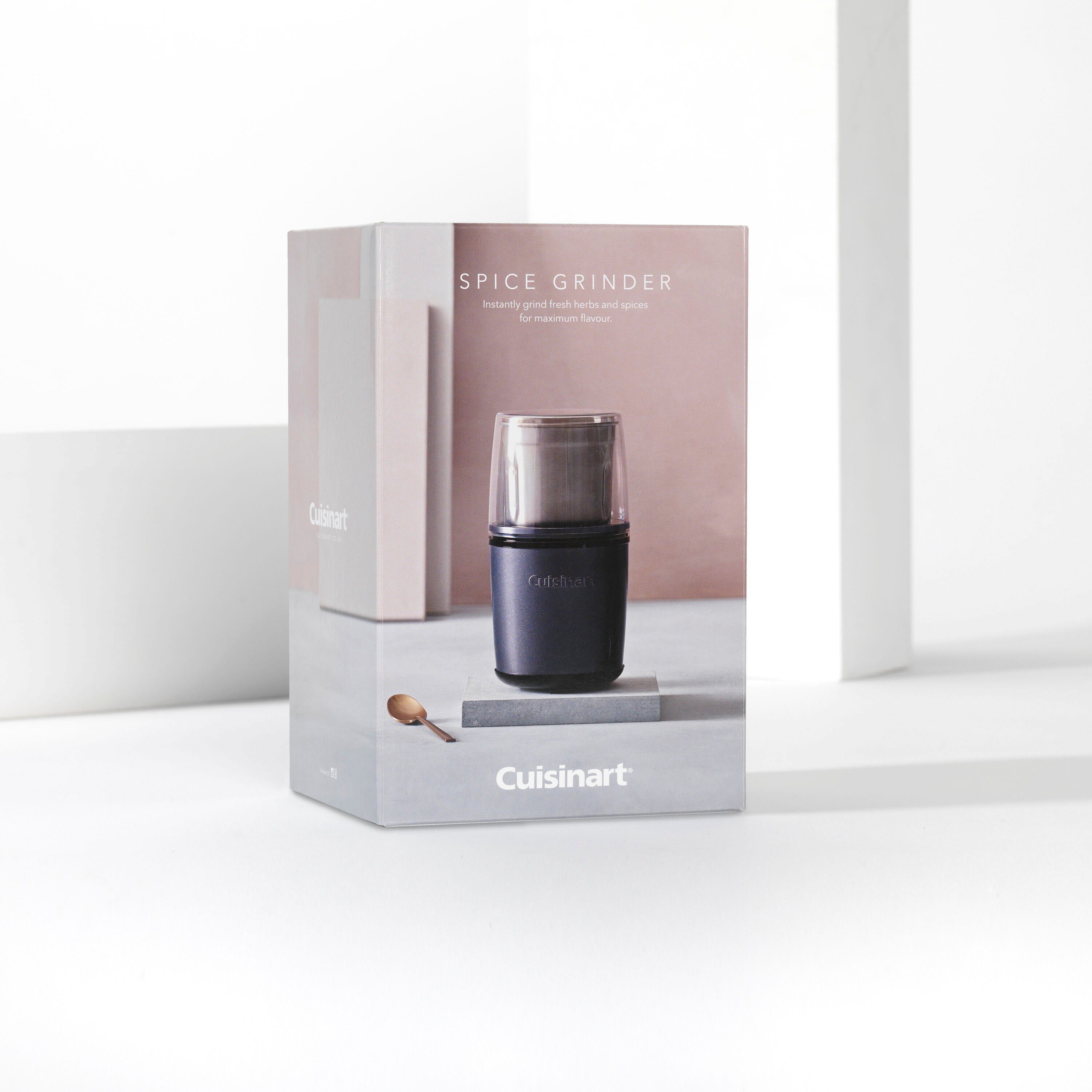 Cuisinart Gewürzmühle SG21BE Spice Grinder elektrisch, inkl. 2 Edelstahlbechern und Deckeln