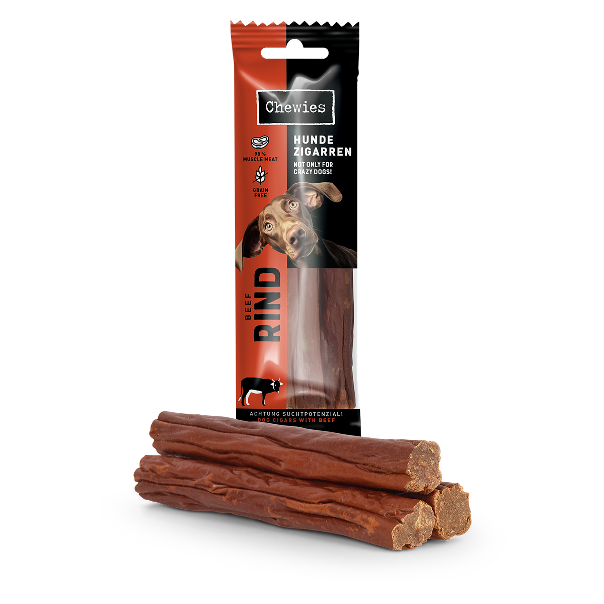 Chewies Hundezigarren Rind 75g günstig kaufen bei ZooRoyal