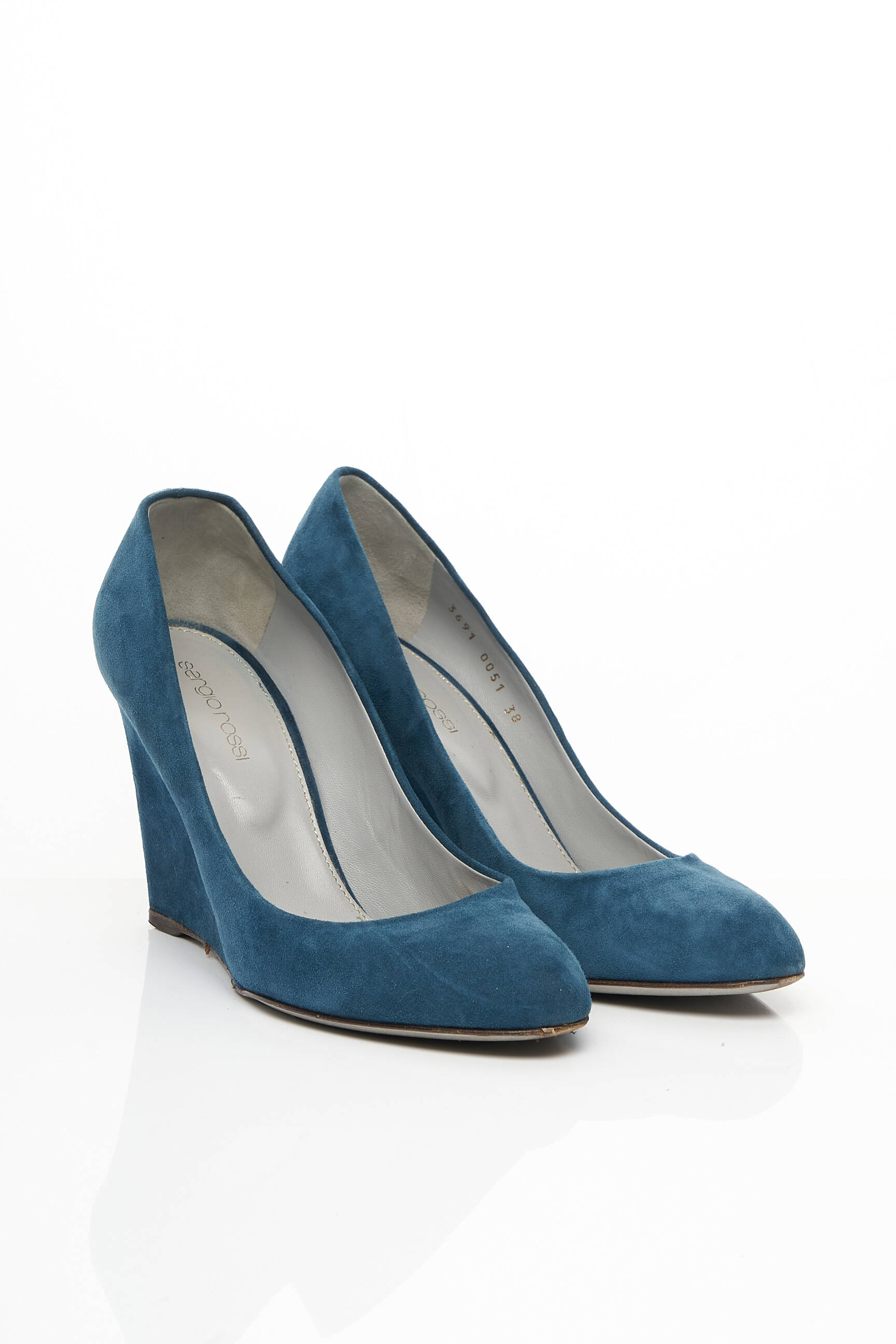 Sergio Rossi Escarpins Femme couleur bleu