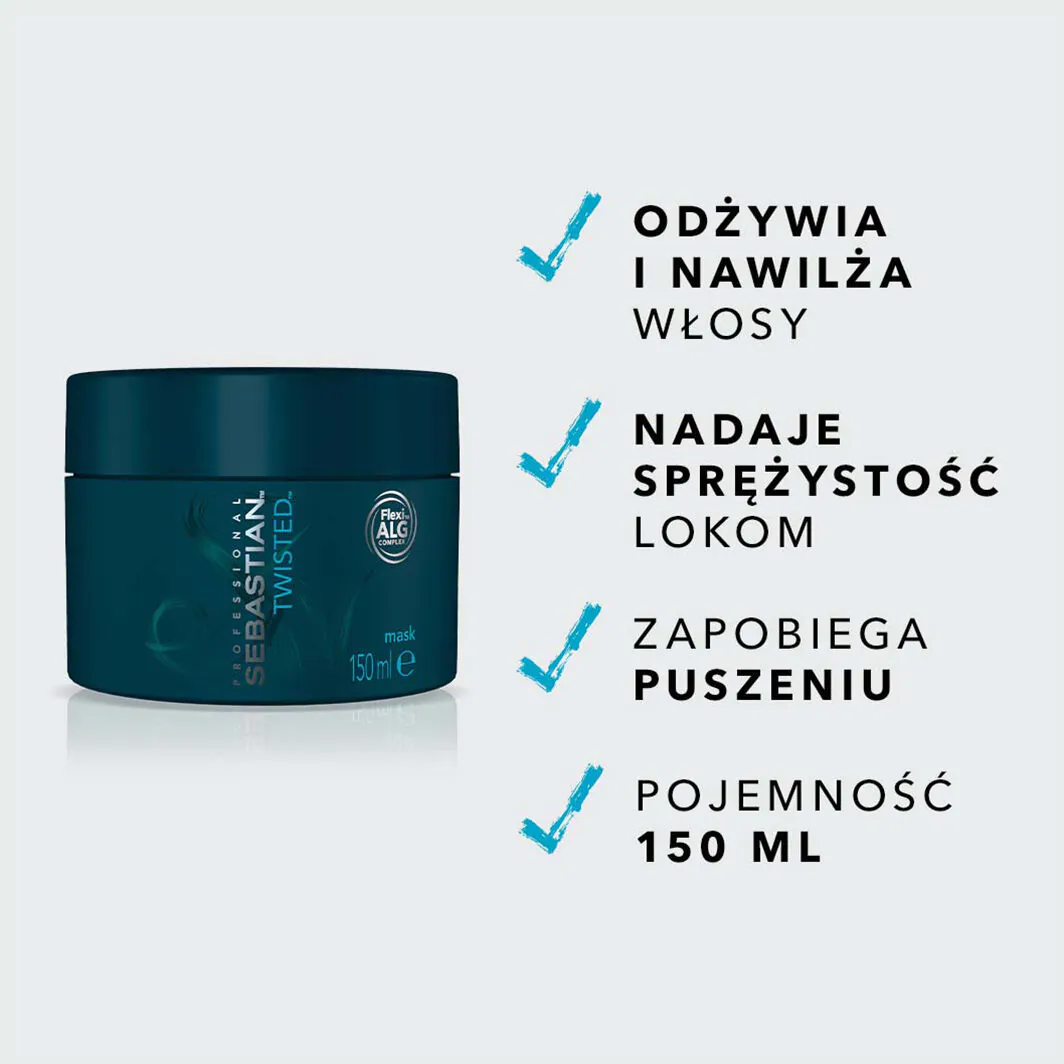 Маска за коврџаву косу Sebastian Twisted Elastic 150 мл
