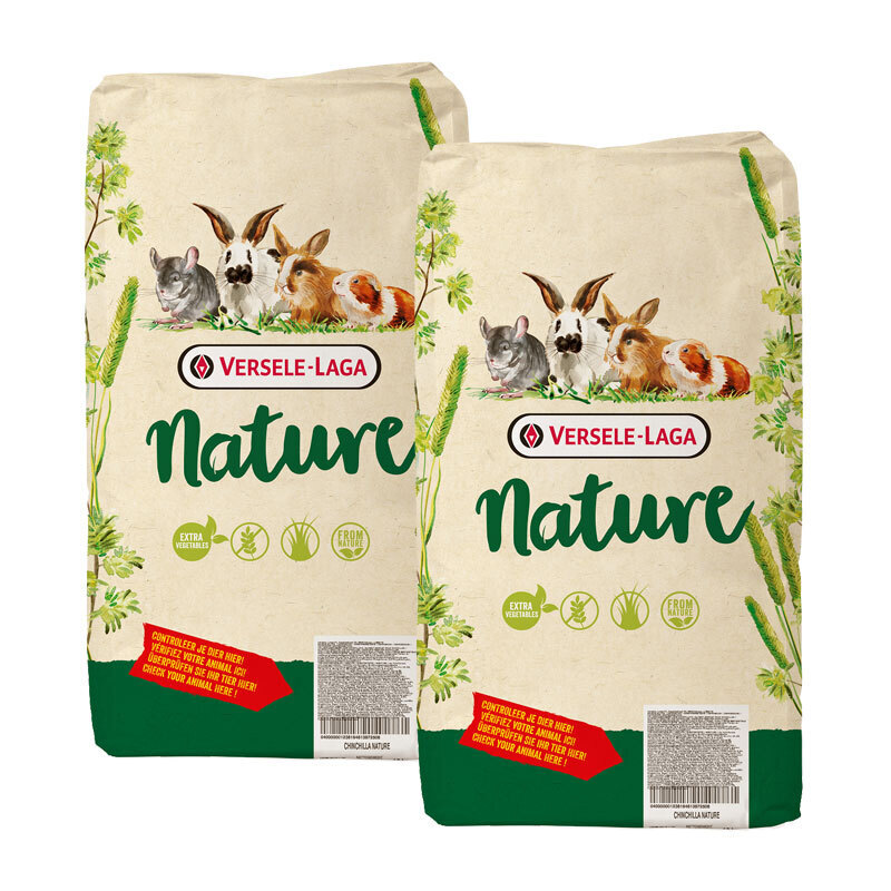 Versele-Laga Hauptfutter Versele-Laga Nature Cavia für Meerschweinchen 2x9 kg