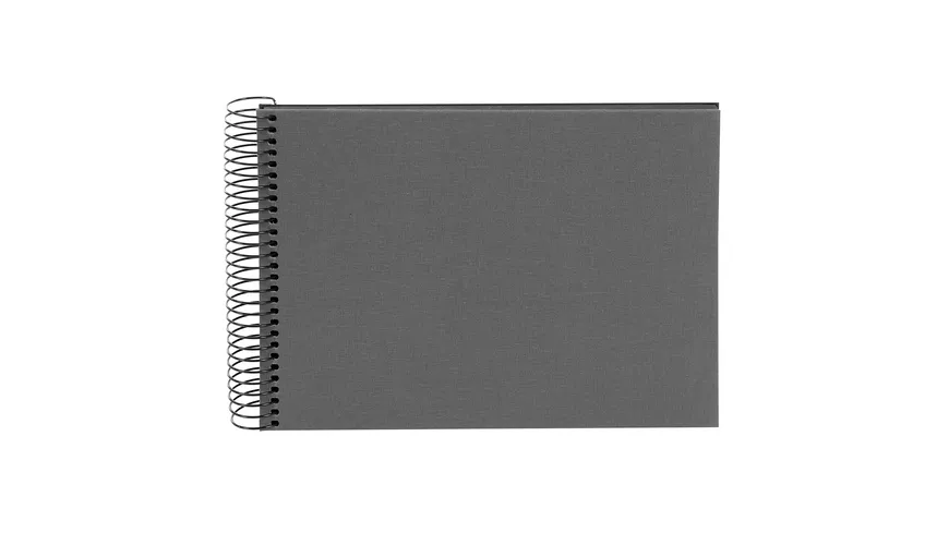 goldbuch Spiralalbum Bella Vista grau 24x17cm 40 schwarze Seiten
