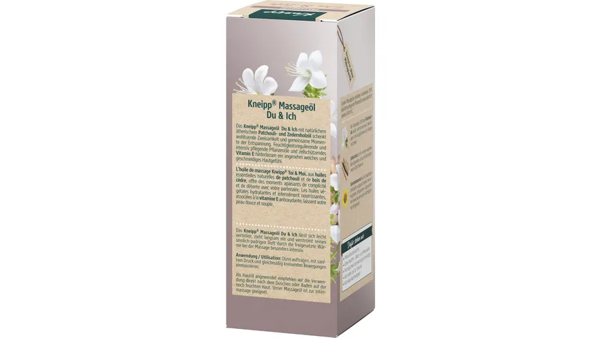 Kneipp Massageöl Du & Ich 100 ml