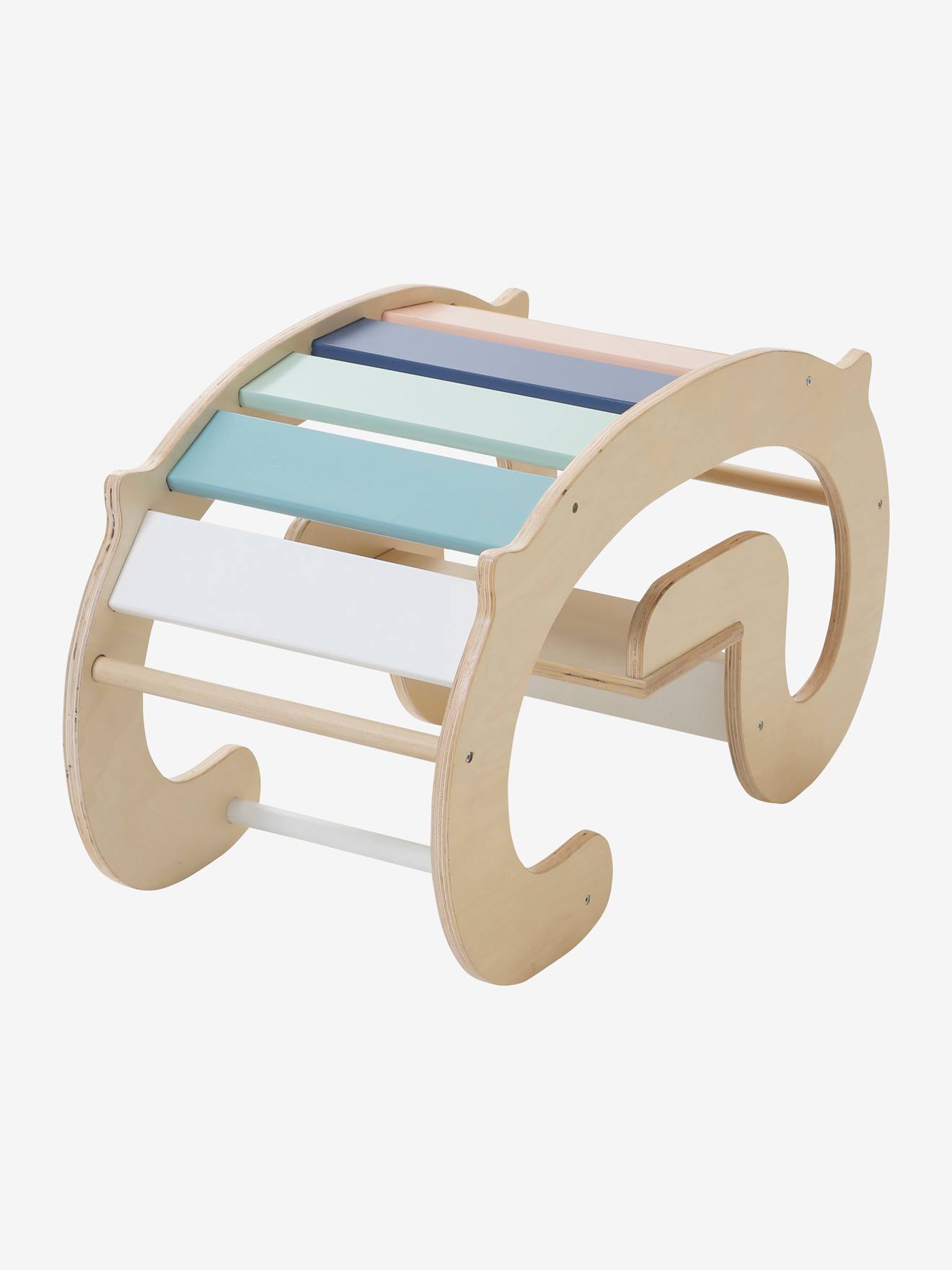 Bascule d'intérieur en bois FSC® multicolore